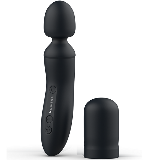 B SWISH - BTHRILLED VIBRATOR WAND PREMIUM BLACK B SWISH
