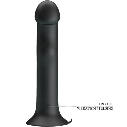 PRETTY LOVE - MURRAY VIBRATOR AND CLITORIS SUCKER BLACK - ToysByMonk