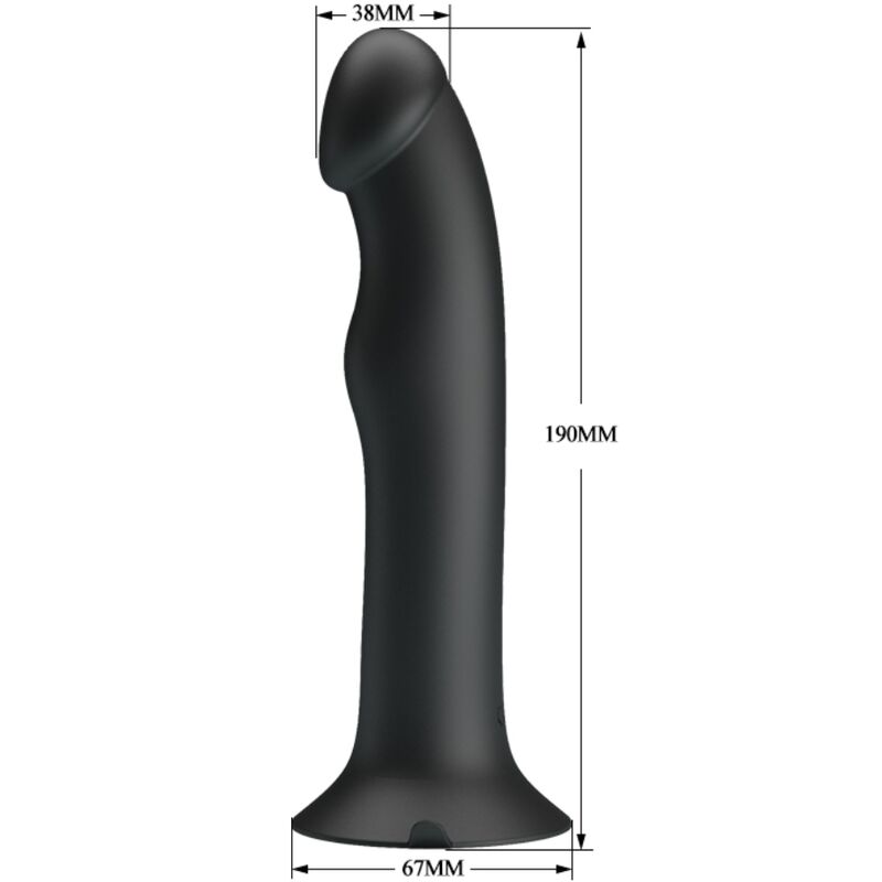 PRETTY LOVE - MURRAY VIBRATOR AND CLITORIS SUCKER BLACK - ToysByMonk