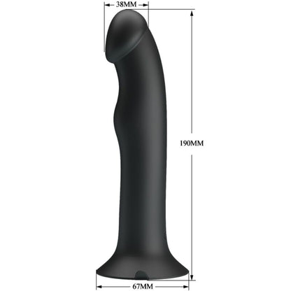 PRETTY LOVE - MURRAY VIBRATOR AND CLITORIS SUCKER BLACK - ToysByMonk