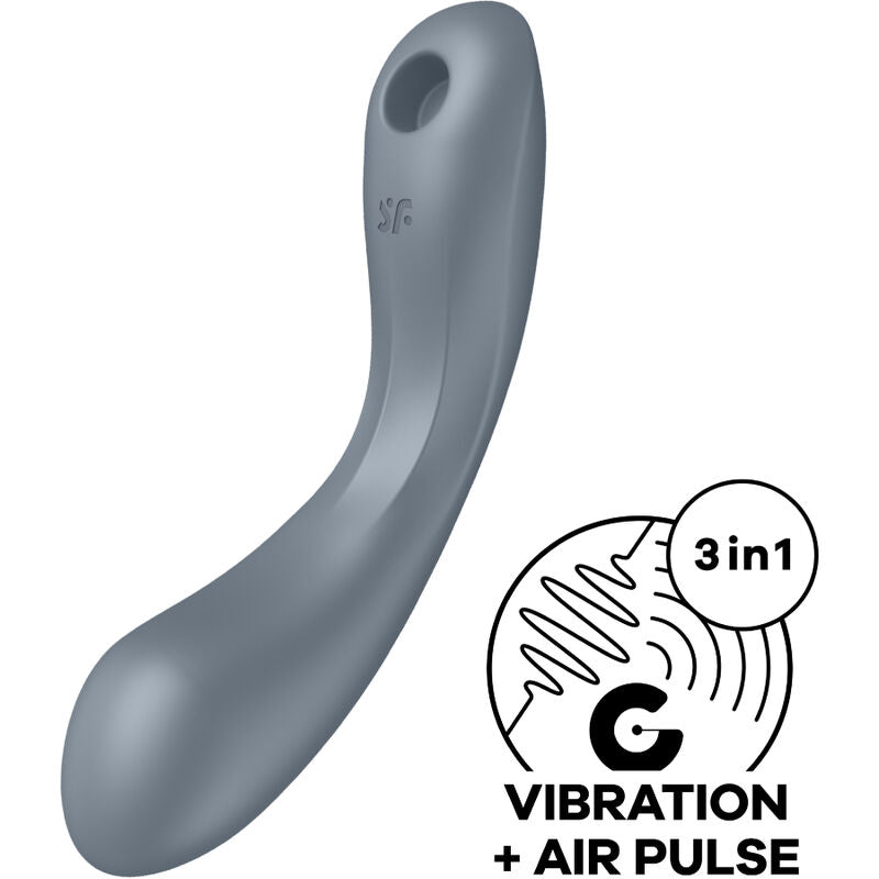 SATISFYER - CURVE TRINITY 1 AIR PULSE VIBRATION SATISFYER AIR PULSE