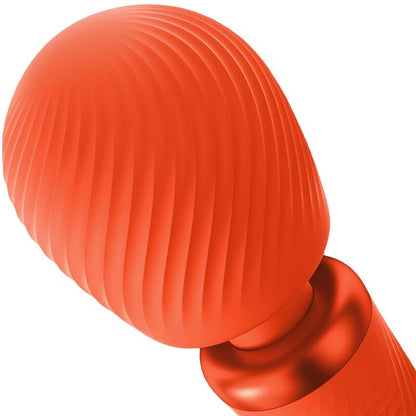 FUN FACTORY - VIM SILICONE RECHARGEABLE VIBRATING WEIGHTED RUMBLE WAND MIDNIGHT BLUE - ToysByMonk