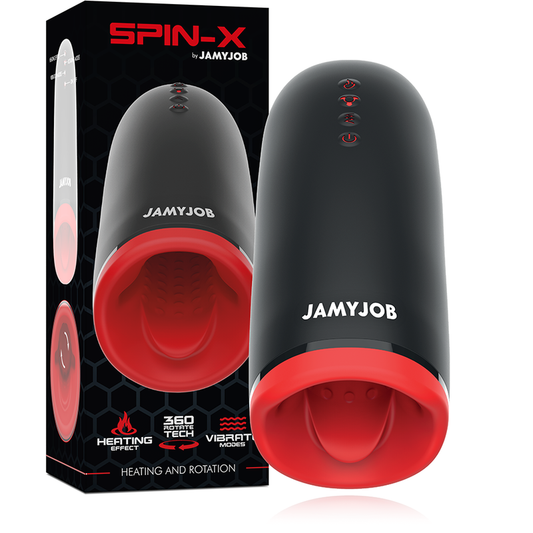 JAMYJOB - SPIN-X HEATING AND ROTATION MASTURBATOR JAMYJOB
