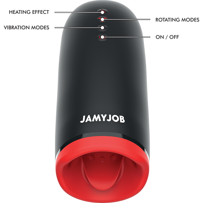 JAMYJOB - SPIN-X HEATING AND ROTATION MASTURBATOR - ToysByMonk