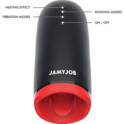 JAMYJOB - SPIN-X HEATING AND ROTATION MASTURBATOR JAMYJOB