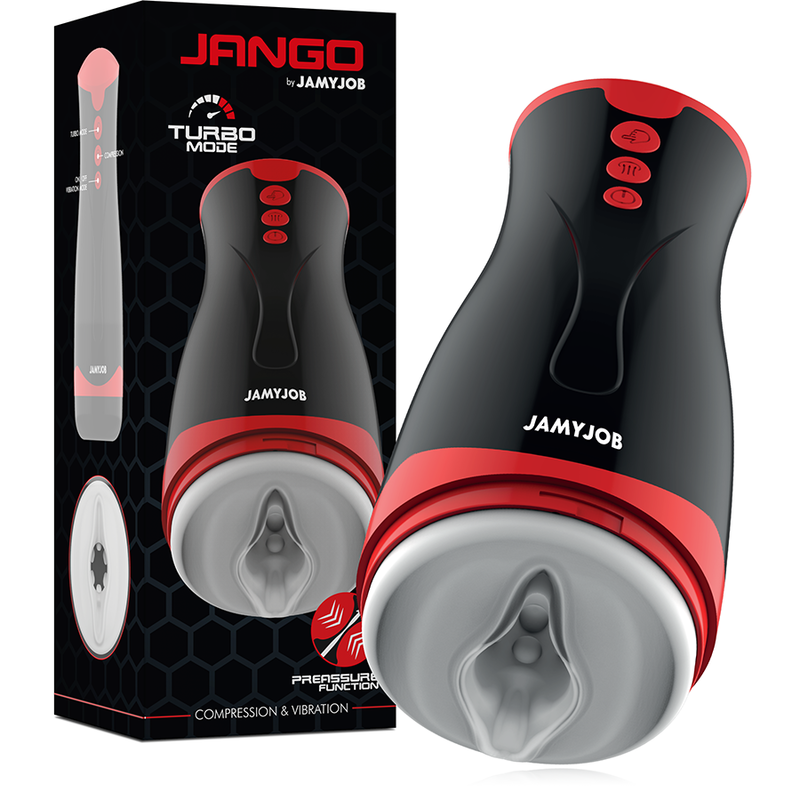 JAMYJOB - JANGO COMPRESSION AND VIBRATION MASTURBATOR - ToysByMonk