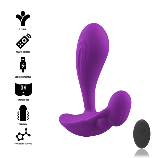 INTENSE - SHELLY PLUG ANAL REMOTE CONTROL PURPLE - ToysByMonk
