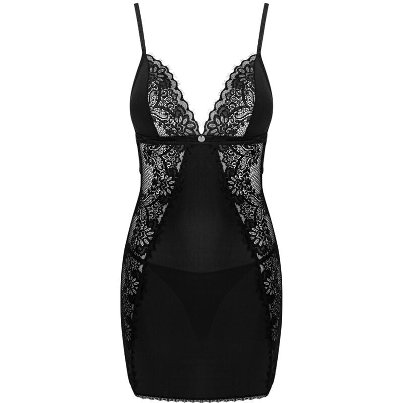 OBSESSIVE - MADERRIS CHEMISE & THONG XS/S - ToysByMonk