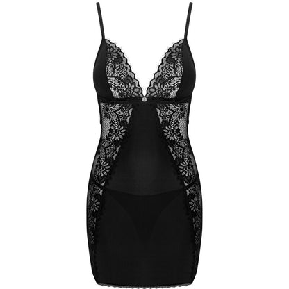 OBSESSIVE - MADERRIS CHEMISE & THONG XS/S - ToysByMonk