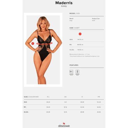 OBSESSIVE - MADERRIS TEDDY XS/S - ToysByMonk
