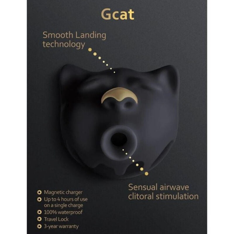 G-VIBE - GCAT MYSTIC BLACK CLITORIS SUCKER - ToysByMonk