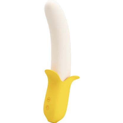 PRETTY LOVE - BANANA GEEK SUPER POWER 7 VIBRATIONS UP&DOWN SILICONE BLACK - ToysByMonk