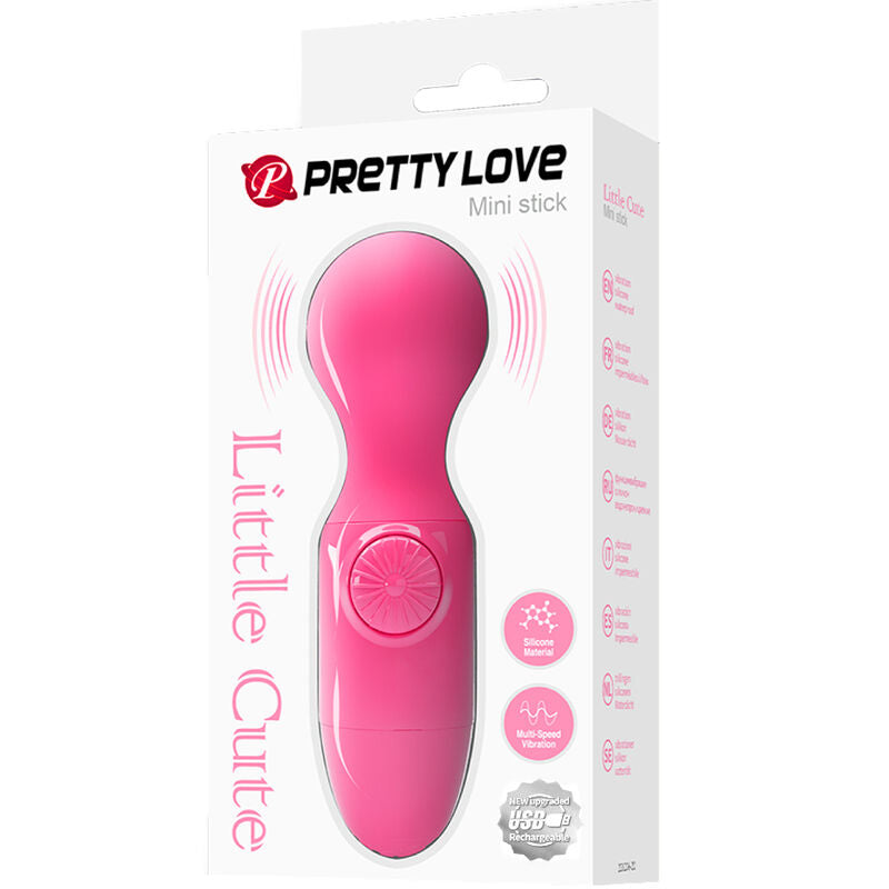 PRETTY LOVE - MAGENTA MINI PERSONAL MASSAGER - ToysByMonk