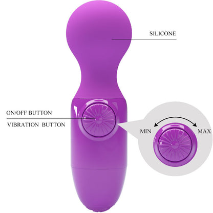 PRETTY LOVE - PURPLE MINI PERSONAL MASSAGER - ToysByMonk