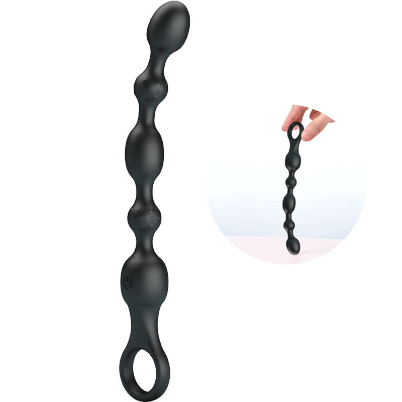 PRETTY LOVE - VAN ANAL BALLS 10 VIBRATIONS RECHARGEABLE SILICONE - ToysByMonk