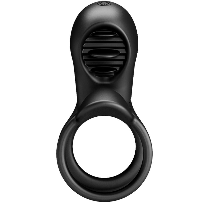 PRETTY LOVE - JAMMY PENIS SHEATH 12 VIBRATIONS WITH RECHARGEABLE SILICONE TONGUE PRETTY LOVE MALE