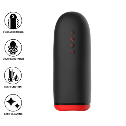 JAMYJOB - SPIN-X HEATING AND ROTATION MASTURBATOR - ToysByMonk