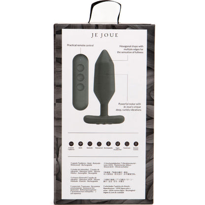 JE JOUE - ONYX ANAL PLUG VIBRATOR BLACK JE JOUE