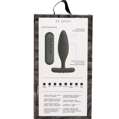 JE JOUE - VESTA ANAL PLUG VIBRATOR BLACK - ToysByMonk