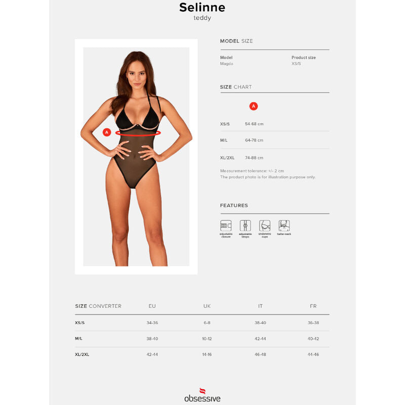 OBSESSIVE - SELINNE TEDDY XS/S - ToysByMonk