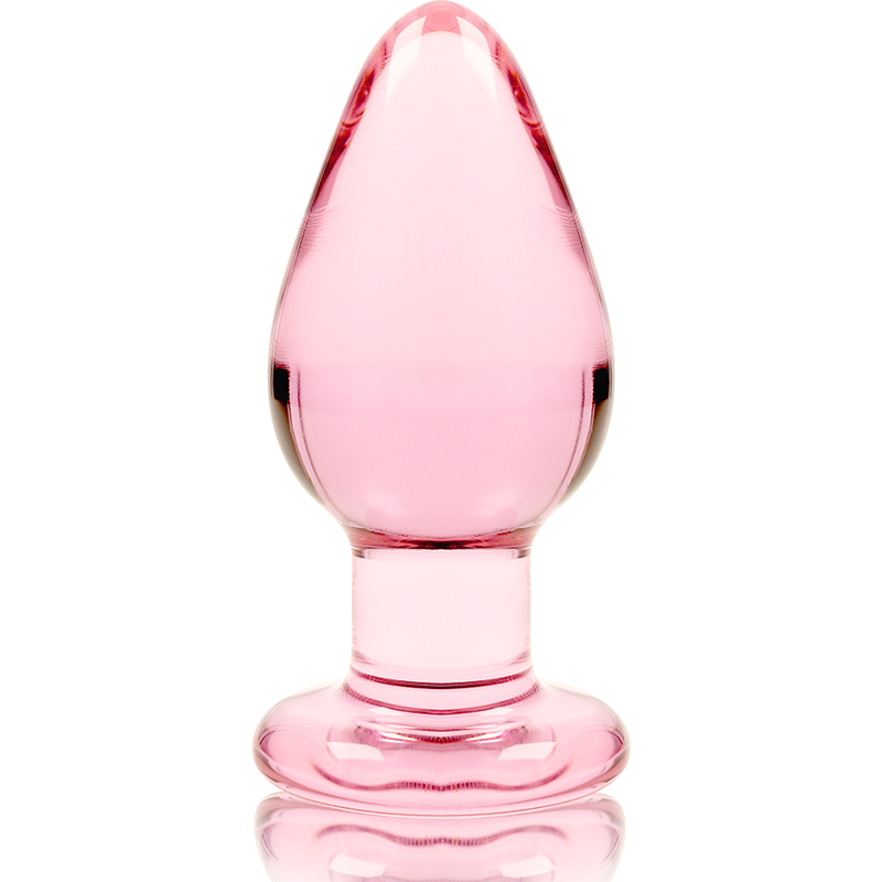 NEBULA SERIES BY IBIZA - MODEL 3 ANAL PLUG BOROSILICATE GLASS TRANSPARENT 11 CM -O- 5 CM - ToysByMonk