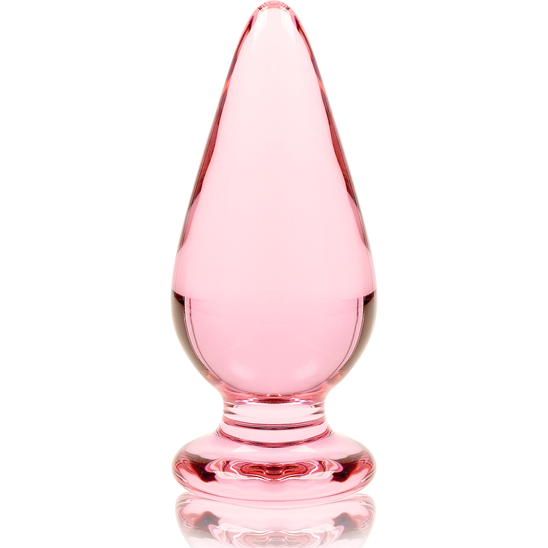 NEBULA SERIES BY IBIZA - MODEL 4 ANAL PLUG BOROSILICATE GLASS CLEAR 11 CM -O- 5 CM - ToysByMonk