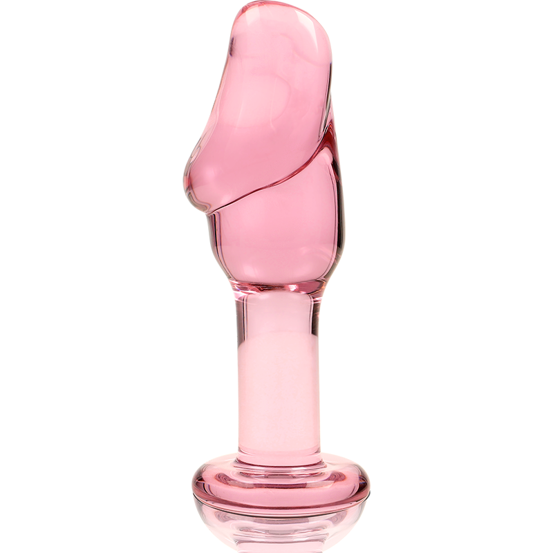 NEBULA SERIES BY IBIZA - MODEL 6 ANAL PLUG BOROSILICATE GLASS CLEAR 12.5 CM -O- 4 CM - ToysByMonk