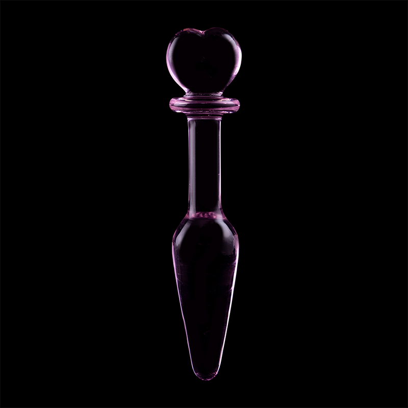 NEBULA SERIES BY IBIZA - MODEL 7 ANAL PLUG BOROSILICATE GLASS CLEAR 13.5 CM -O- 3 CM - ToysByMonk
