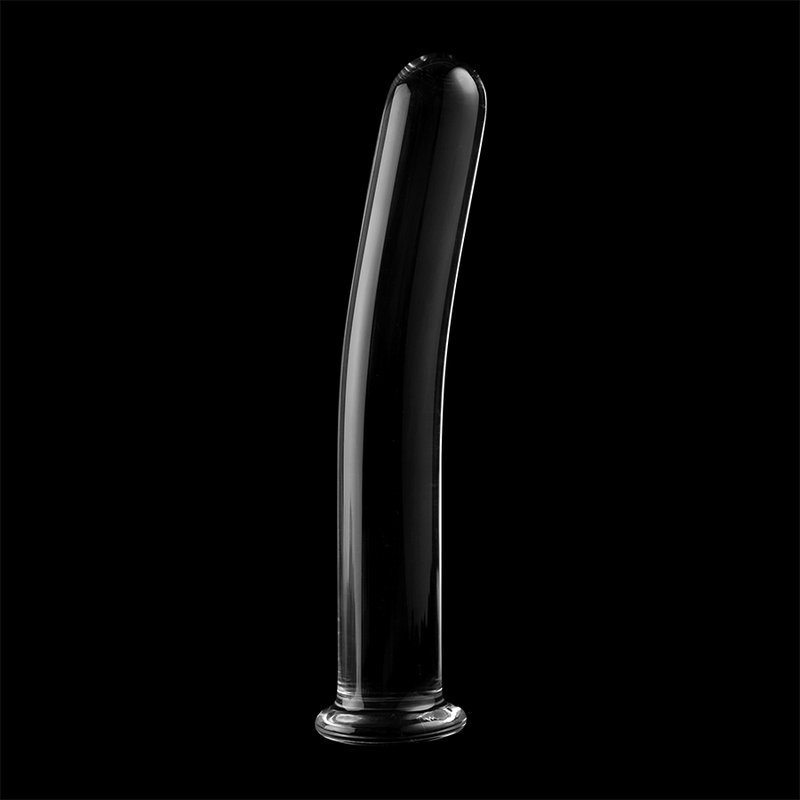 NEBULA SERIES BY IBIZA - MODEL 8 DILDO BOROSILICATE GLASS CLEAR 14.5 CM -O- 2 CM - ToysByMonk