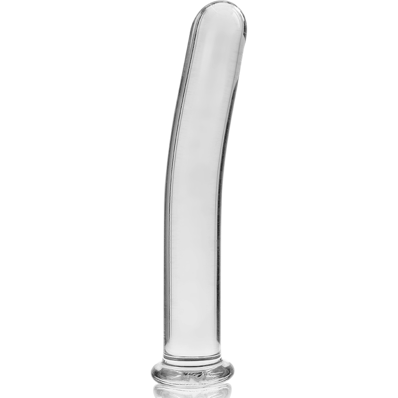 NEBULA SERIES BY IBIZA - MODEL 8 DILDO BOROSILICATE GLASS CLEAR 14.5 CM -O- 2 CM - ToysByMonk