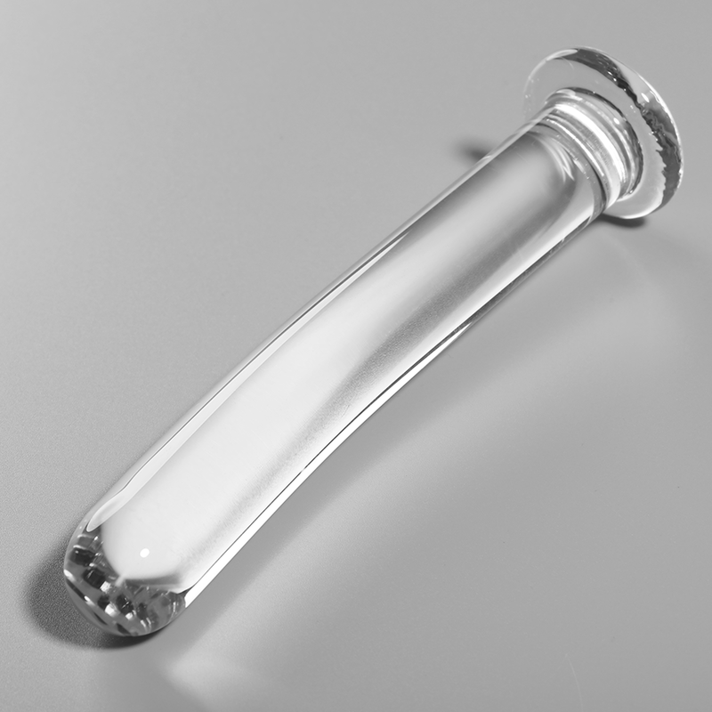 NEBULA SERIES BY IBIZA - MODEL 8 DILDO BOROSILICATE GLASS CLEAR 14.5 CM -O- 2 CM - ToysByMonk