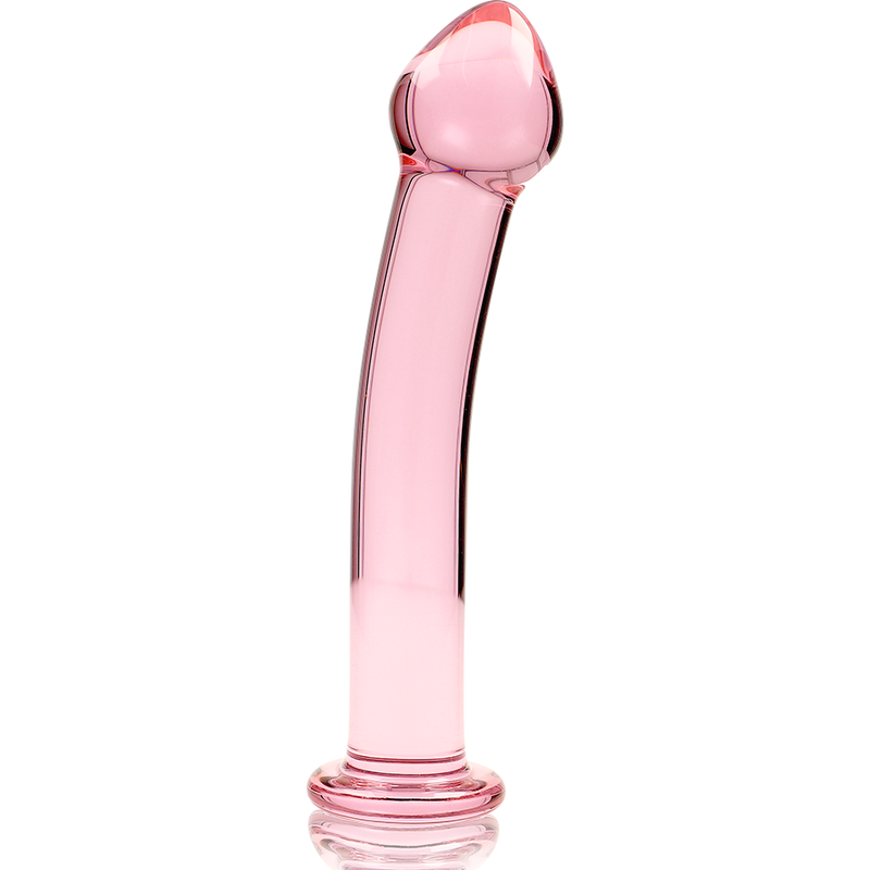 NEBULA SERIES BY IBIZA - MODEL 11 DILDO BOROSILICATE GLASS CLEAR 16 CM -O- 3 CM - ToysByMonk