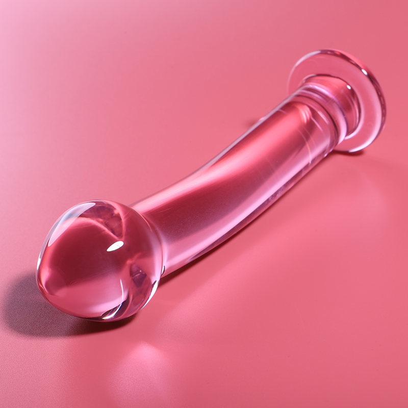 NEBULA SERIES BY IBIZA - MODEL 11 DILDO BOROSILICATE GLASS CLEAR 16 CM -O- 3 CM - ToysByMonk