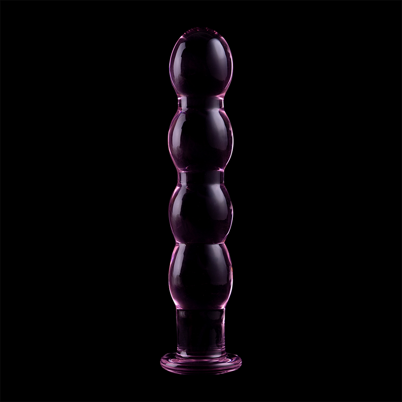 NEBULA SERIES BY IBIZA - MODEL 10 DILDO BOROSILICATE GLASS CLEAR 16.5 CM -O- 3.5 CM - ToysByMonk