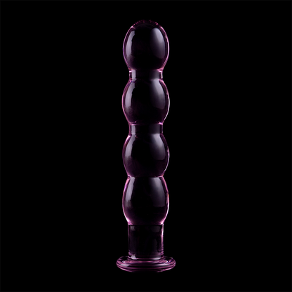 NEBULA SERIES BY IBIZA - MODEL 10 DILDO BOROSILICATE GLASS CLEAR 16.5 CM -O- 3.5 CM - ToysByMonk