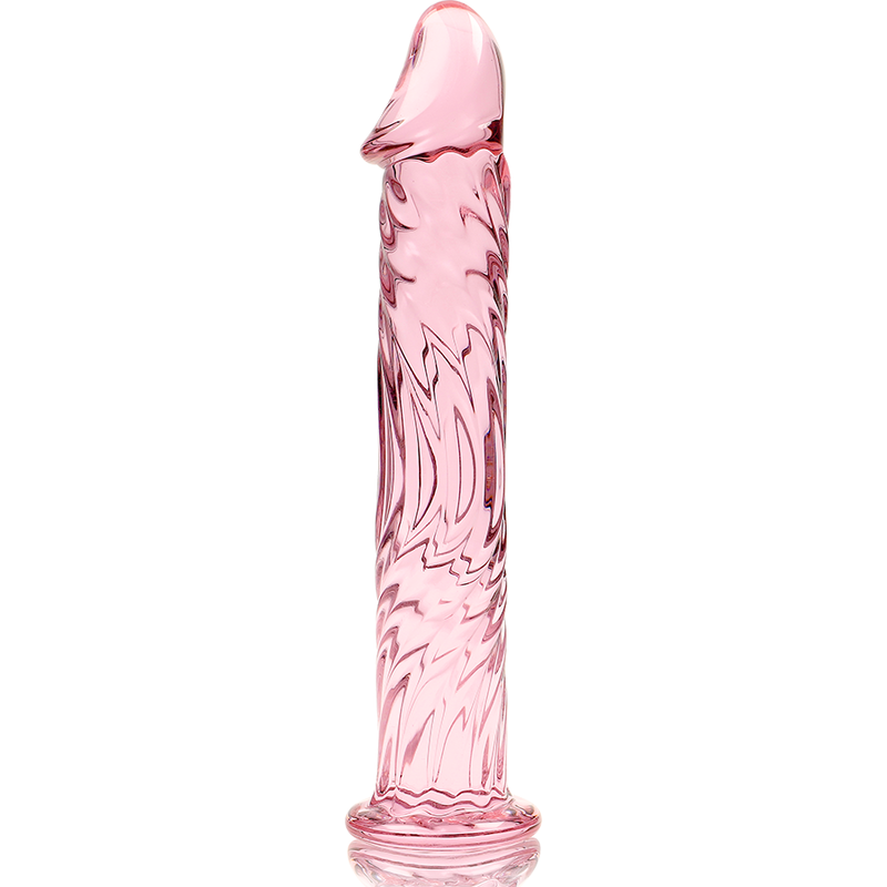 NEBULA SERIES BY IBIZA - MODEL 12 DILDO BOROSILICATE GLASS CLEAR 17 CM -O- 3.5 CM - ToysByMonk