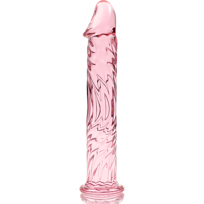 NEBULA SERIES BY IBIZA - MODEL 12 DILDO BOROSILICATE GLASS CLEAR 17 CM -O- 3.5 CM - ToysByMonk