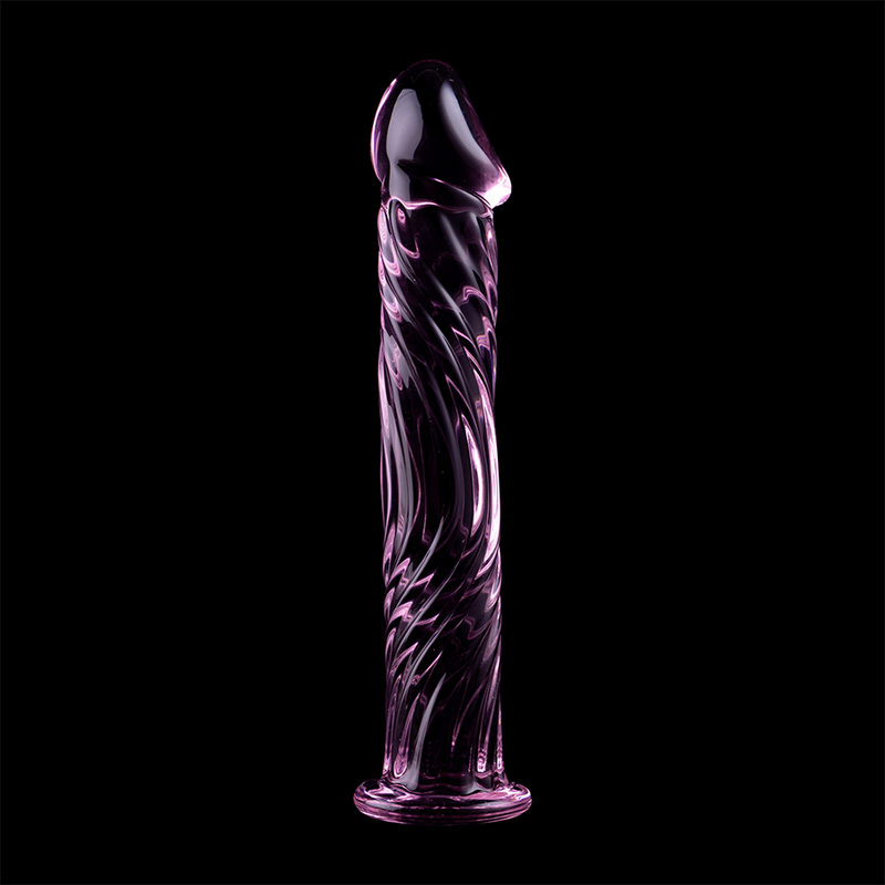 NEBULA SERIES BY IBIZA - MODEL 12 DILDO BOROSILICATE GLASS CLEAR 17 CM -O- 3.5 CM - ToysByMonk