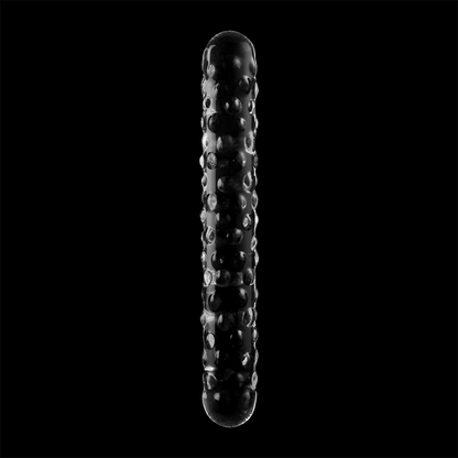 NEBULA SERIES BY IBIZA - MODEL 15 DILDO BOROSILICATE GLASS CLEAR 18.5 CM -O- 3 CM - ToysByMonk