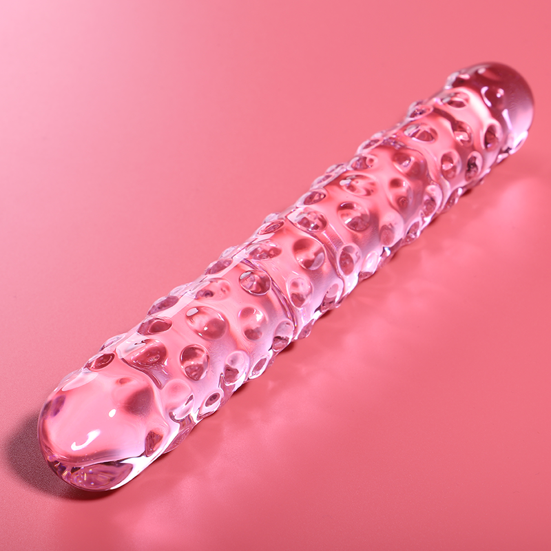 NEBULA SERIES BY IBIZA - MODEL 15 DILDO BOROSILICATE GLASS CLEAR 18.5 CM -O- 3 CM - ToysByMonk