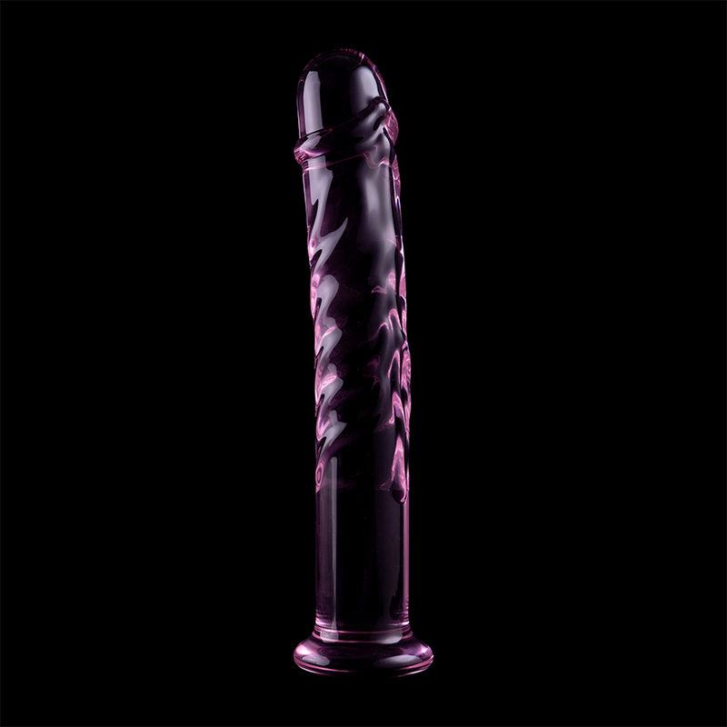 NEBULA SERIES BY IBIZA - MODEL 16 DILDO BOROSILICATE GLASS CLEAR 18.5 CM -O- 3 CM - ToysByMonk