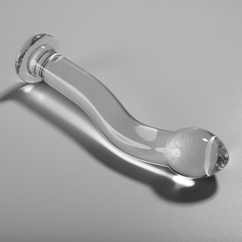 NEBULA SERIES BY IBIZA - MODEL 18 DILDO BOROSILICATE GLASS CLEAR 18.5 CM -O- 3.5 CM - ToysByMonk