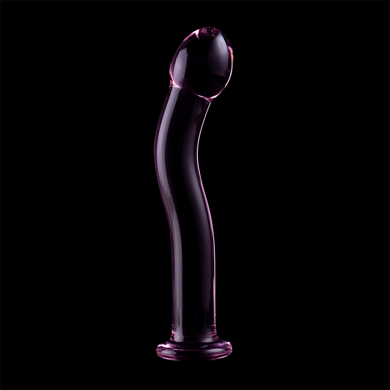 NEBULA SERIES BY IBIZA - MODEL 18 DILDO BOROSILICATE GLASS CLEAR 18.5 CM -O- 3.5 CM - ToysByMonk