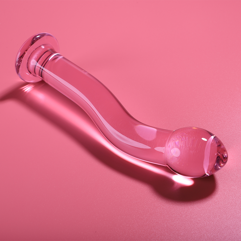 NEBULA SERIES BY IBIZA - MODEL 18 DILDO BOROSILICATE GLASS CLEAR 18.5 CM -O- 3.5 CM - ToysByMonk