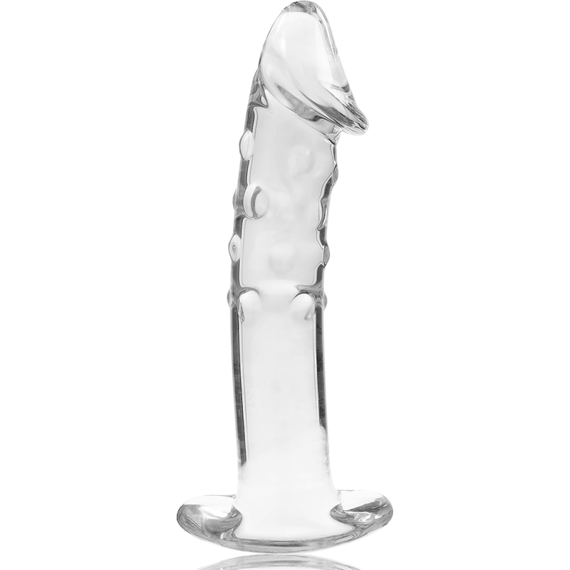 NEBULA SERIES BY IBIZA - MODEL 19 DILDO BOROSILICATE GLASS CLEAR 18.5 CM -O- 4 CM - ToysByMonk
