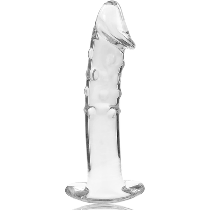 NEBULA SERIES BY IBIZA - MODEL 19 DILDO BOROSILICATE GLASS CLEAR 18.5 CM -O- 4 CM - ToysByMonk