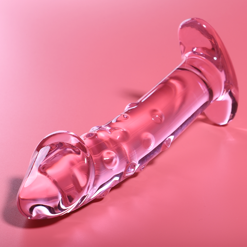 NEBULA SERIES BY IBIZA - MODEL 19 DILDO BOROSILICATE GLASS CLEAR 18.5 CM -O- 4 CM - ToysByMonk