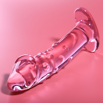 NEBULA SERIES BY IBIZA - MODEL 19 DILDO BOROSILICATE GLASS CLEAR 18.5 CM -O- 4 CM - ToysByMonk
