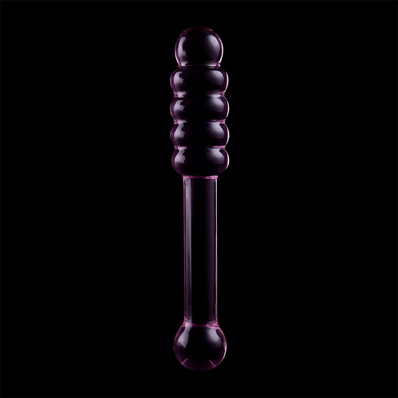 NEBULA SERIES BY IBIZA - MODEL 20 DILDO BOROSILICATE GLASS CLEAR 20.5 CM -O- 3 CM - ToysByMonk