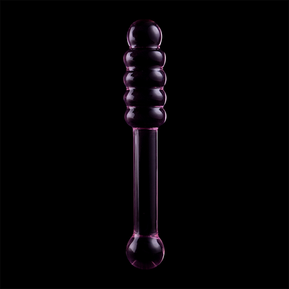 NEBULA SERIES BY IBIZA - MODEL 20 DILDO BOROSILICATE GLASS CLEAR 20.5 CM -O- 3 CM - ToysByMonk